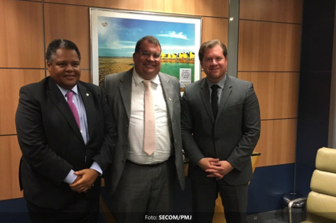Sérgio da Gameleira e Deputado Antonio Brito participam de reunião com Ministro da Saúde e Ministro do Turismo