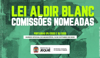 Comissões de seleção de propostas culturais com recursos da Lei Aldir Blanc são nomeadas