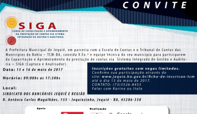 Curso de capacitação e aprimoramento de contas para gestores públicos