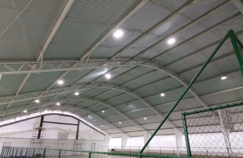 OBRA - Cobertura da Quadra da Escola Joaquim Marques