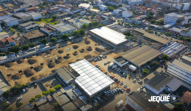 Prefeitura de Jequié avança com obras de reforma e ampliação do Centro de Abastecimento Vicente Grilo