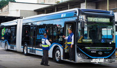 Prefeitura de Jequié participa de Fórum Baiano de Secretários e Dirigentes de Mobilidade Urbana e vai testar ônibus elétrico no transporte público