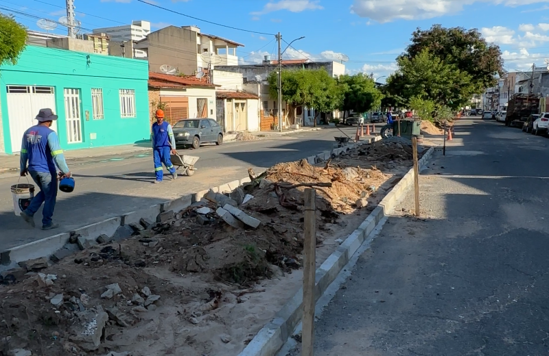 Requalificação dos canteiros da Avenida Santa Luzia