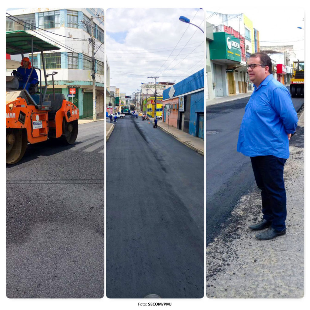 Prefeitura de Jequié realiza pavimentação asfáltica em várias ruas e avenidas de Jequié
