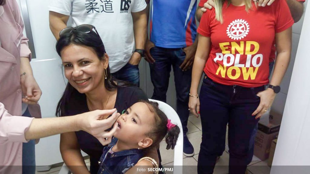 Campanha Nacional de Vacinação contra Poliomielite e Sarampo é prorrogada até o dia 14