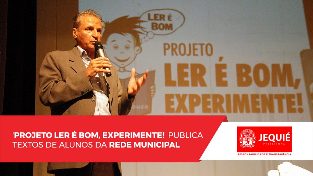 Alunos da rede municipal de ensino participam do ‘Projeto Ler é Bom, Experimente!’