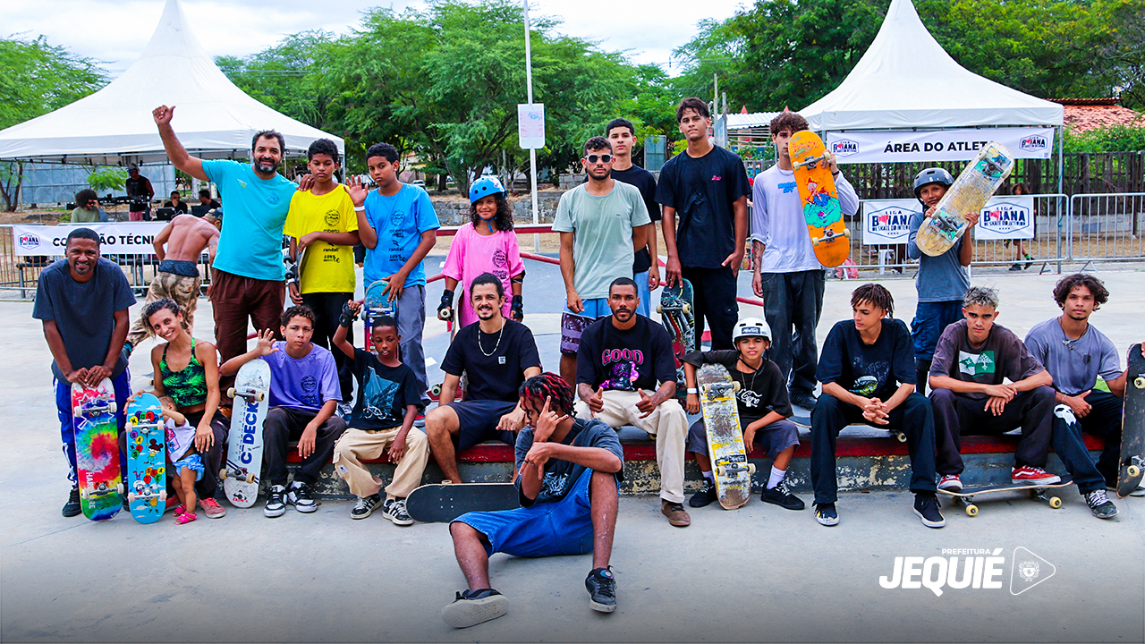 Com apoio da Prefeitura de Jequié, município sedia etapa da Liga Baiana de Skate do Interior