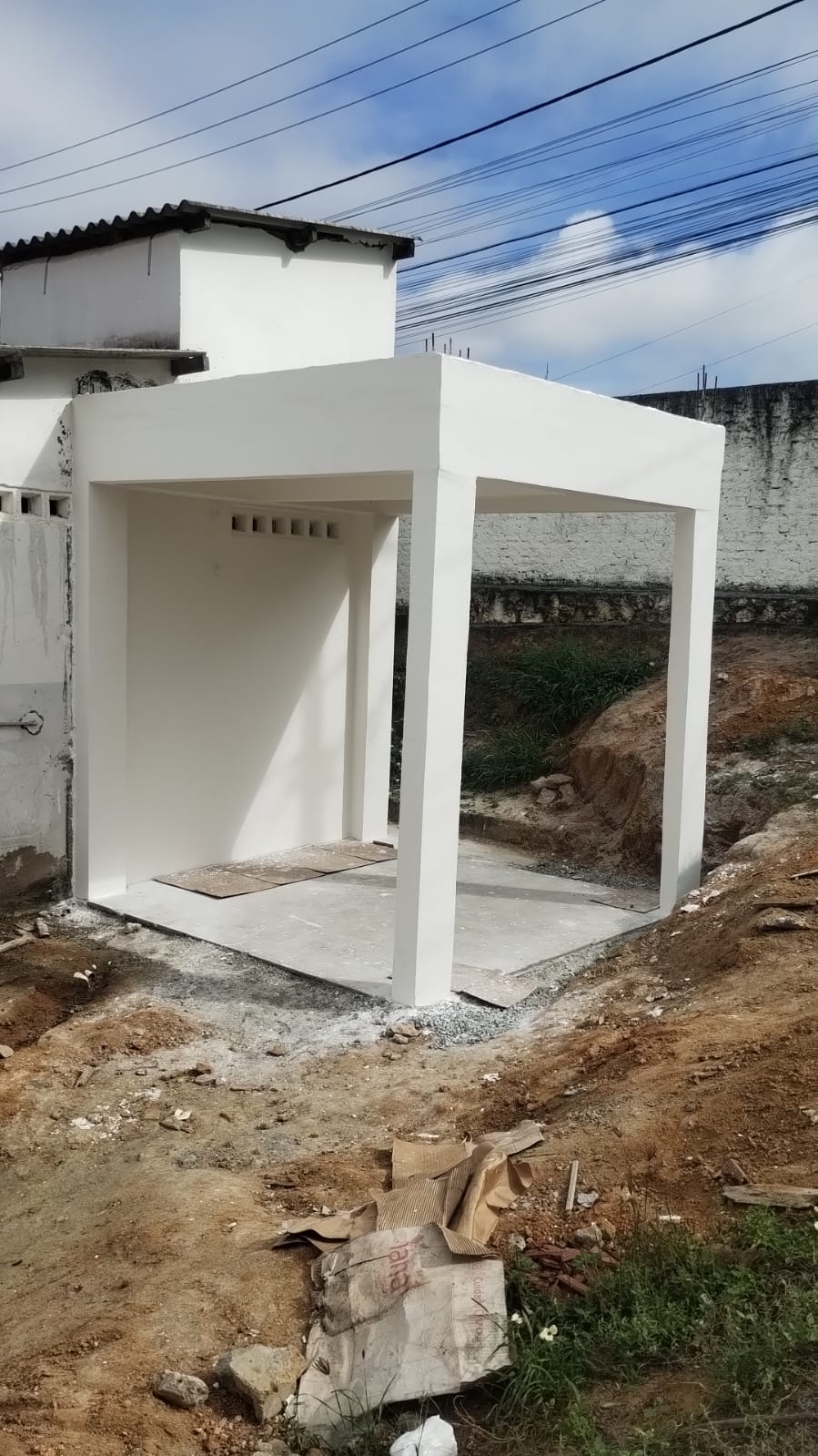 CONSTRUÇÃO DE DEPÓSITO E ESTRUTURA PARA CAIXA D'AGUA NAS UNIDADES ESCOLAR