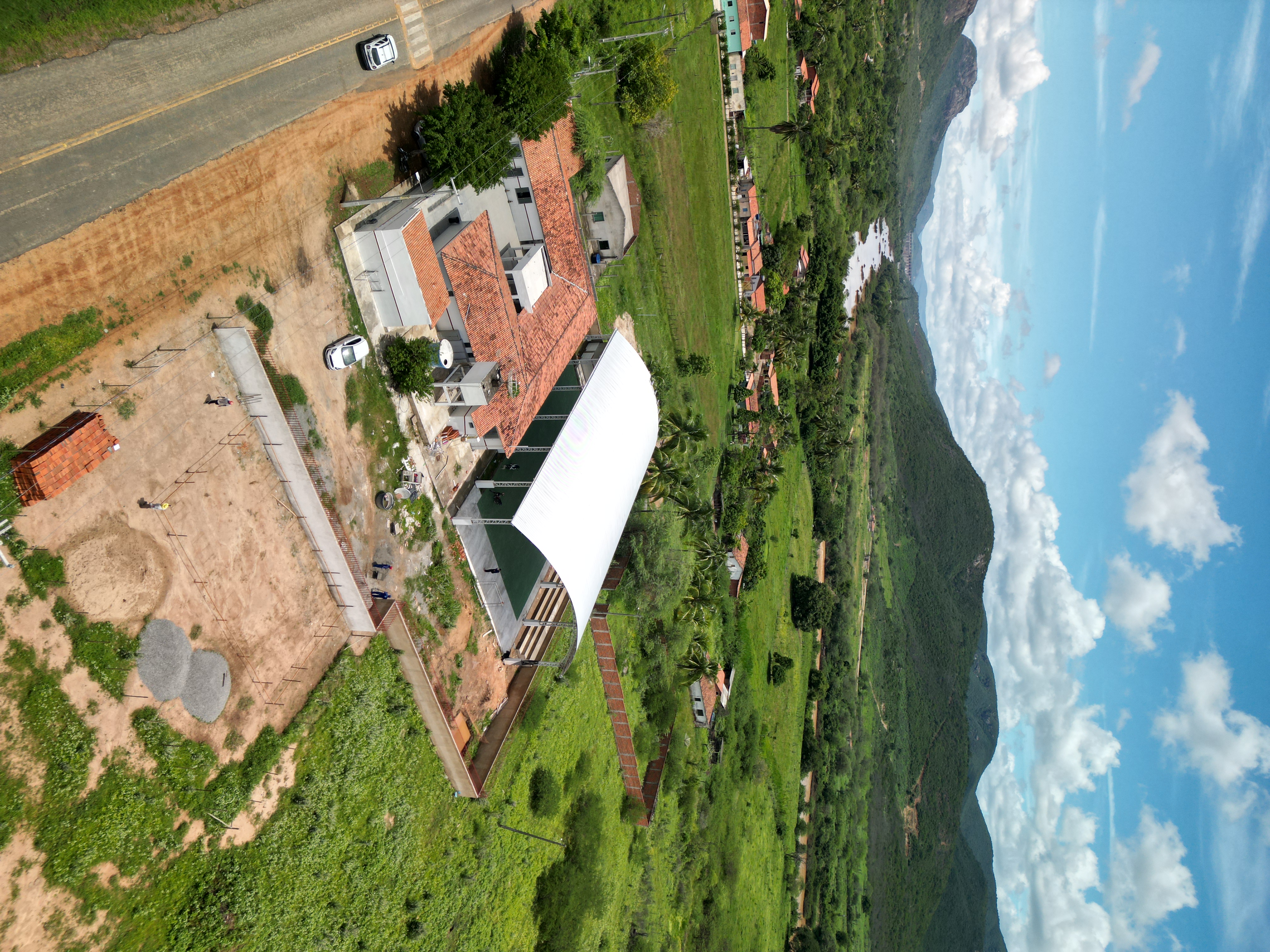 OBRA: Reforma e Cobertura da Quadra da Escola Municipal Corina Leal - Fazenda Velha