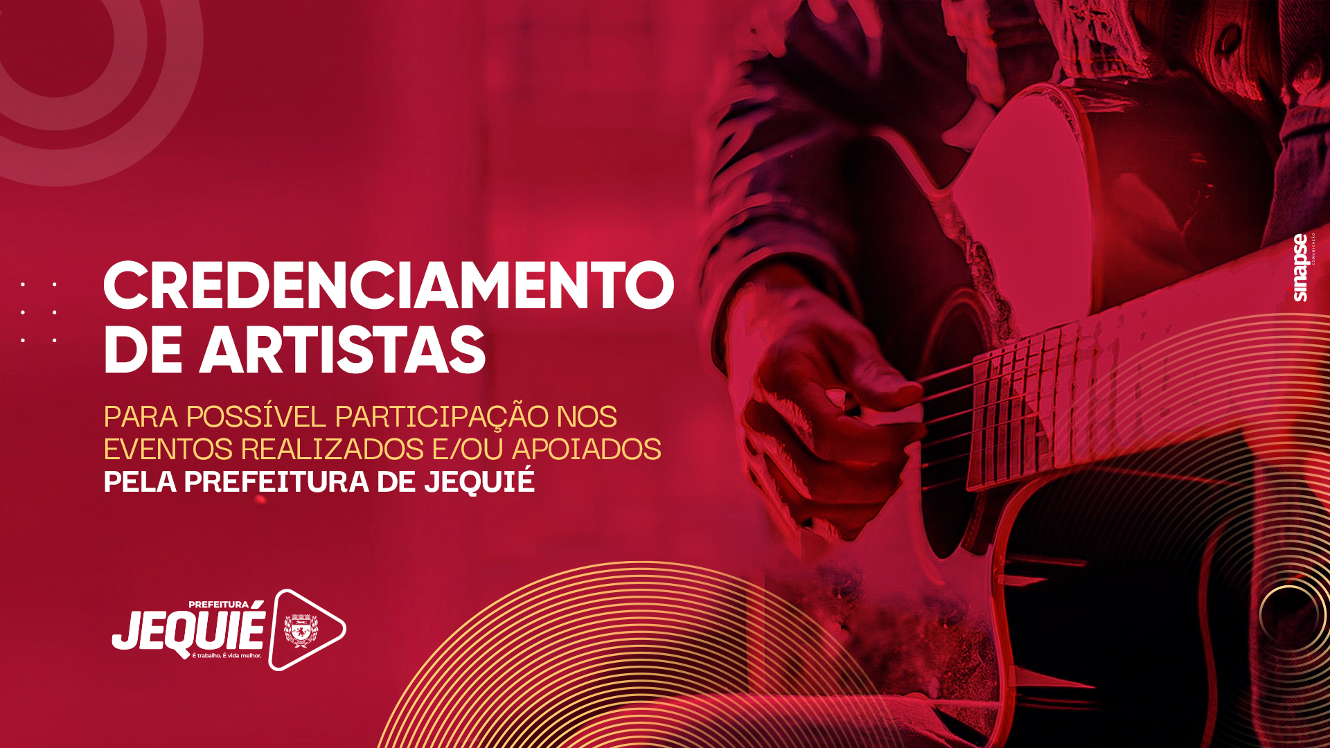 Prefeitura de Jequié abre credenciamento de artistas, músicos, bandas para possível participação nos eventos promovidos ou apoiados pela administração municipal