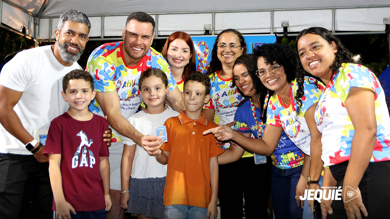 Prefeitura de Jequié e Associação de Pais e Amigos do Autista de Jequié promovem 4º Encontro da Conscientização do Autismo