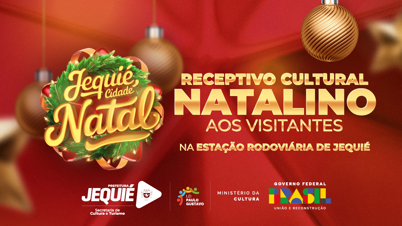 Prefeitura de Jequié recebe visitantes e turistas com receptivo natalino na Estação Rodoviária