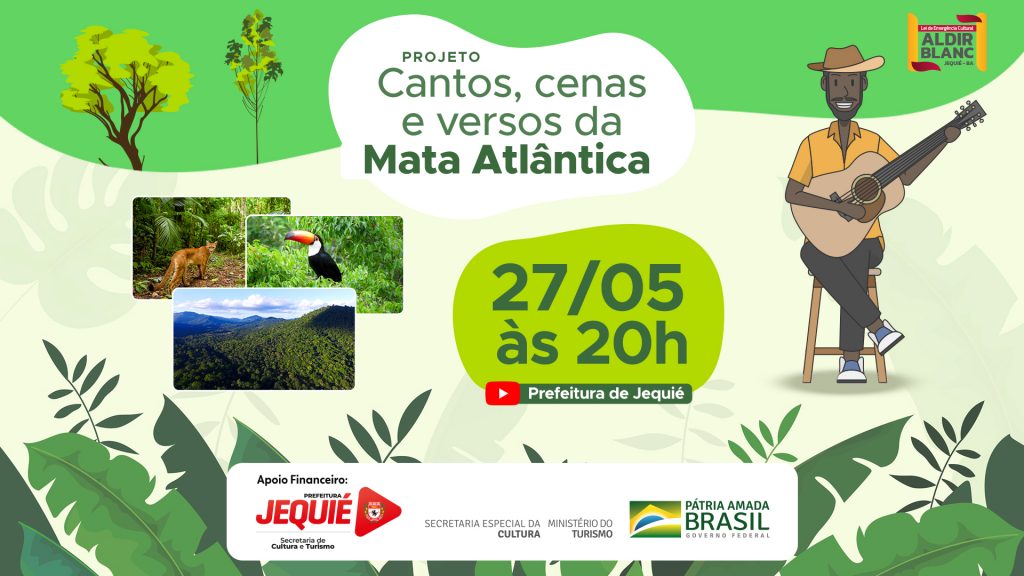 Projeto com artistas locais celebra Dia Nacional da Mata Atlântica